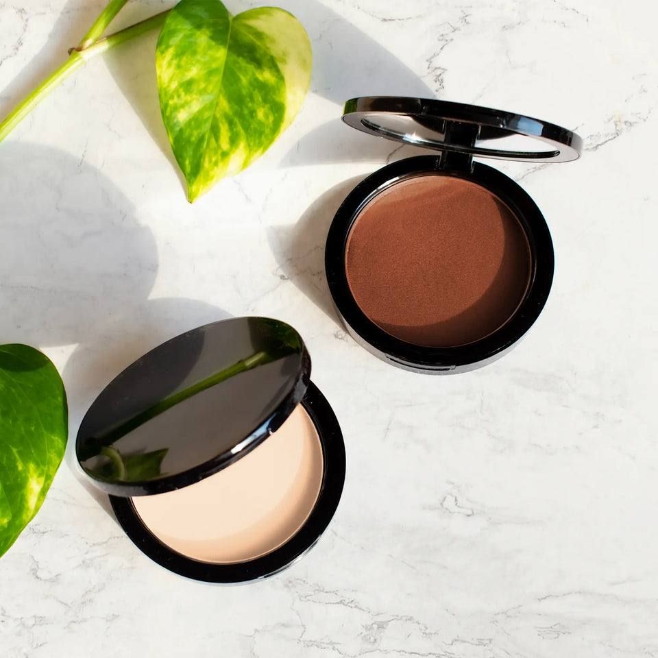 Dual Blend Powder Foundation - Cinnamon - Mallou Pure Essence