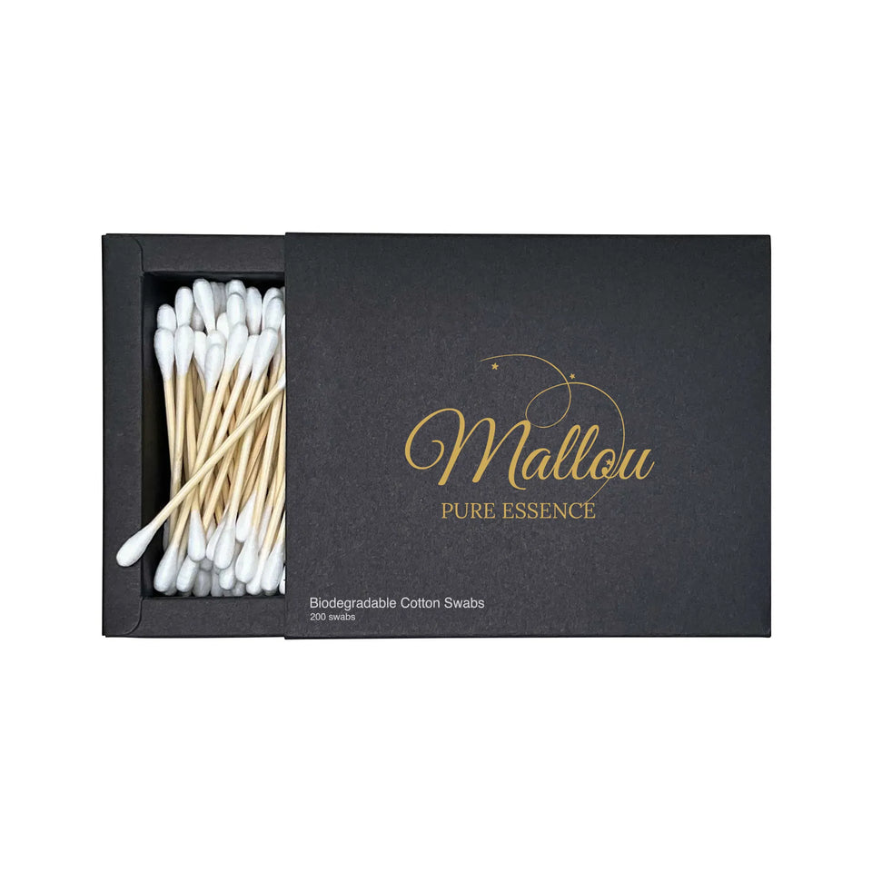 Biodegradable Cotton Swabs - Mallou Pure Essence