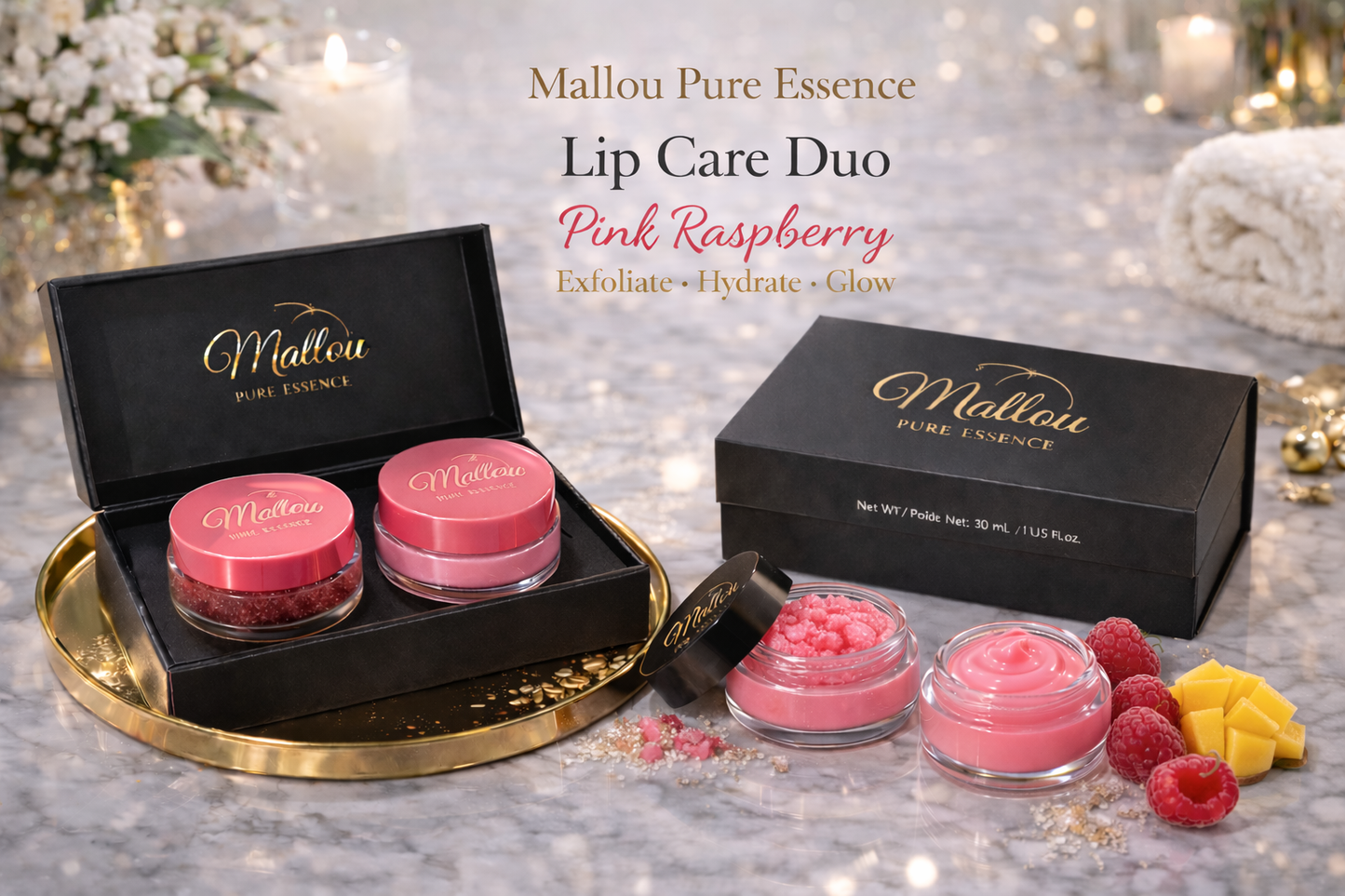 Pink Raspberry Lip Care Duo