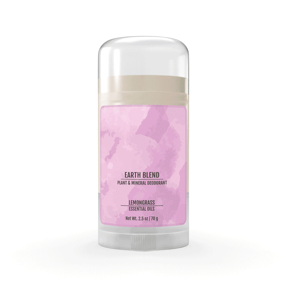 Lemongrass Earth Blend Deodorant Stick - Mallou Pure Essence