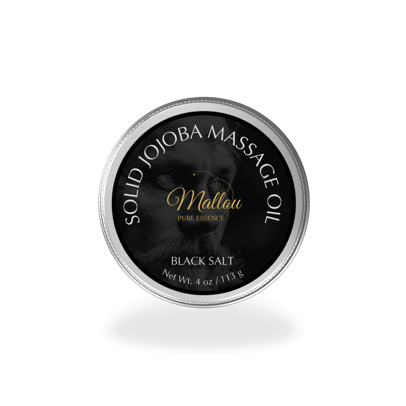Black Salt Solid Jojoba Massage Oil
