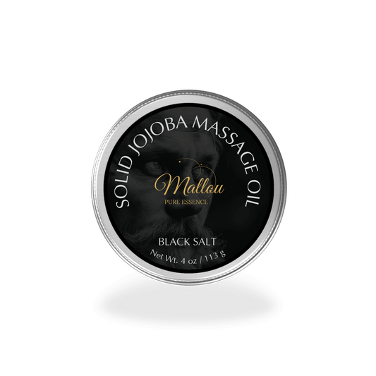 Black Salt Solid Jojoba Massage Oil