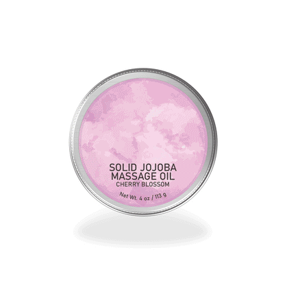 Cherry Blossom Solid Jojoba Massage Oil