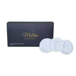 Reusable Bamboo Cotton Rounds - Mallou Pure Essence