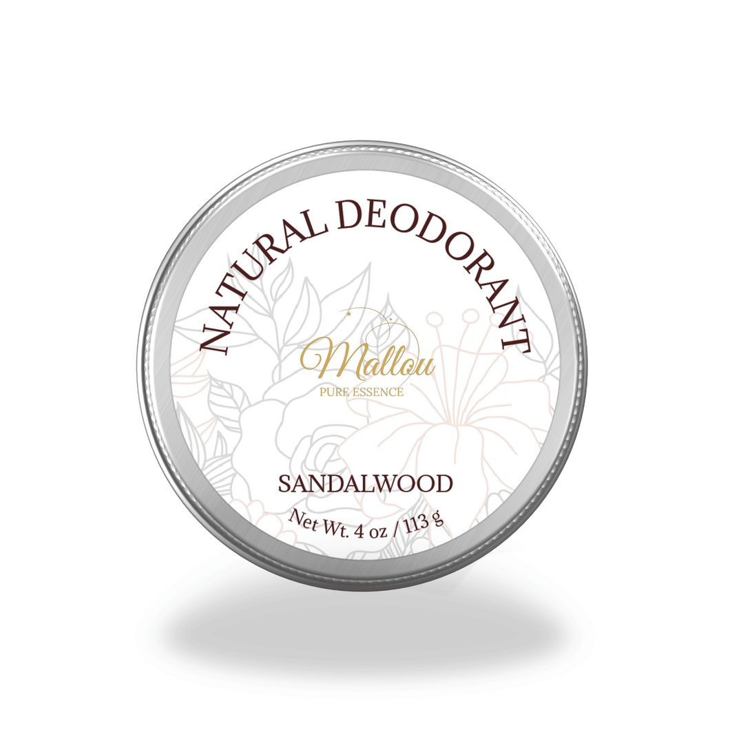 Sandalwood Earth Blend Deodorant - Mallou Pure Essence