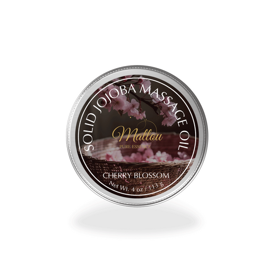 Cherry Blossom Solid Jojoba Massage Oil