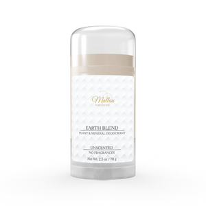 Unscented Earth Blend Deodorant Stick - Mallou Pure Essence